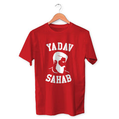 Yadav Sahab Cotton Unisex Red Tshirt