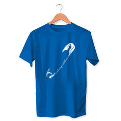 Be Always With Me Cotton Unisex Royal Blue Tshirt