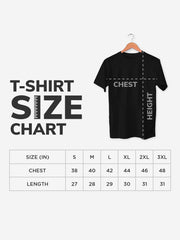 Goggle Smiley Cotton Unisex Black Tshirt