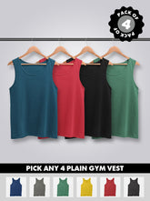 Choose any 4 - Tank Top Solid