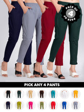 Choose any 4 - Women's Cotton Pant