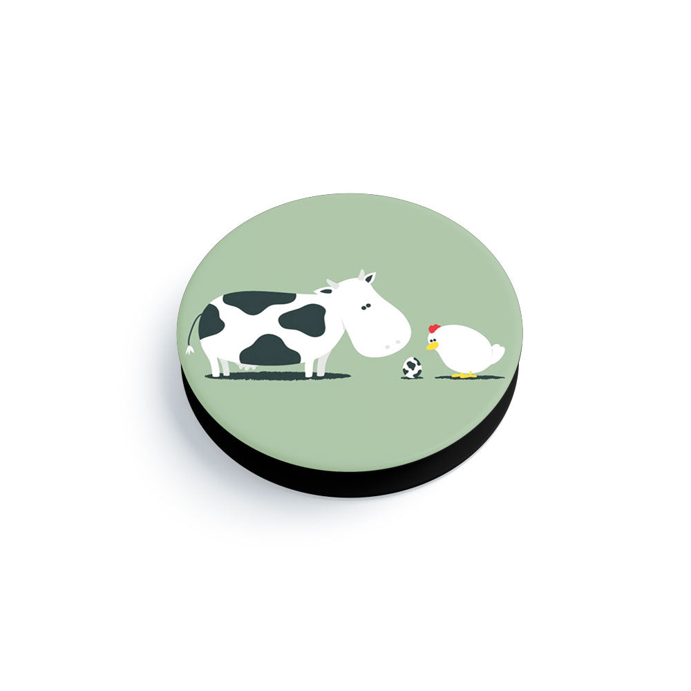 Cow Hen Cartoon Mobile Phone Handle