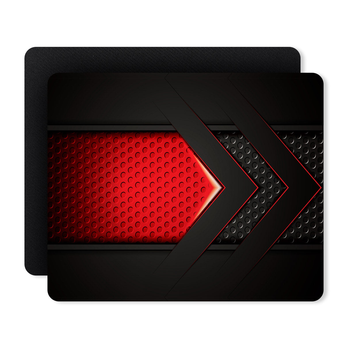 3d Black Red Game Background Designer Printed Premium Mouse pad (9 in x 7.5 in)