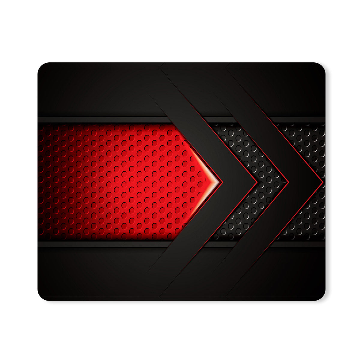 3d Black Red Game Background Designer Printed Premium Mouse pad (9 in x 7.5 in)