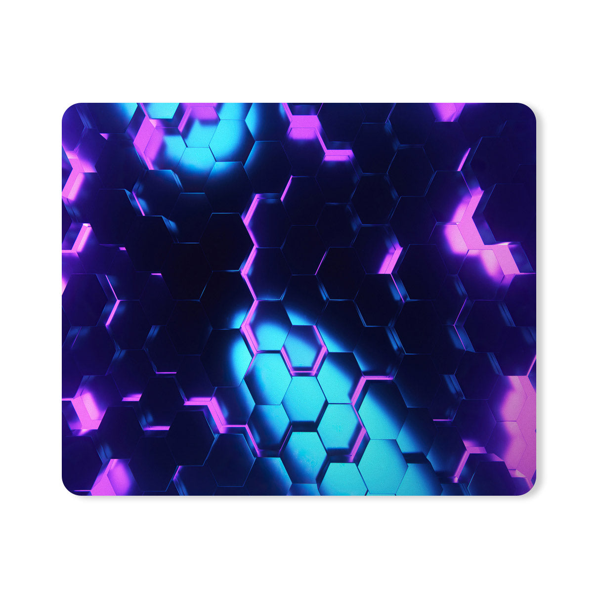 Blue Purple Fish Skin Pattern Designer Printed Premium Mouse pad (9 in x 7.5 in)