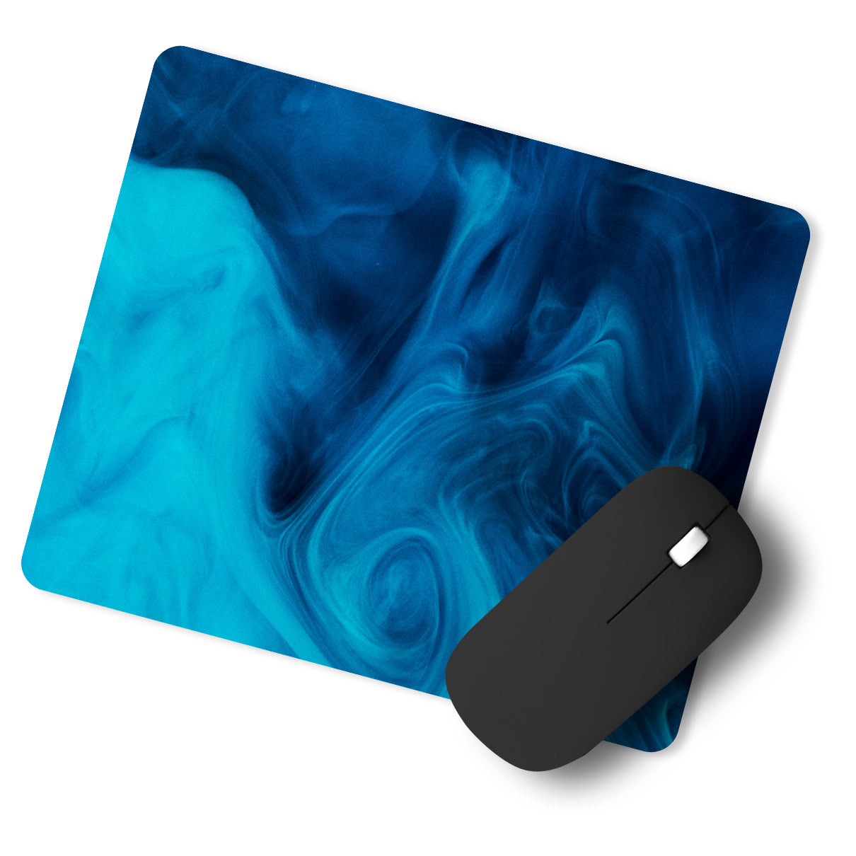 Blue Smoke Designer Printed Premium Mouse pad (9 in x 7.5 in)