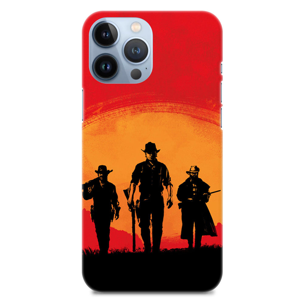 Vintage Fighter Hunter Comic Gun Cowboy Designer Hard Mobile Case