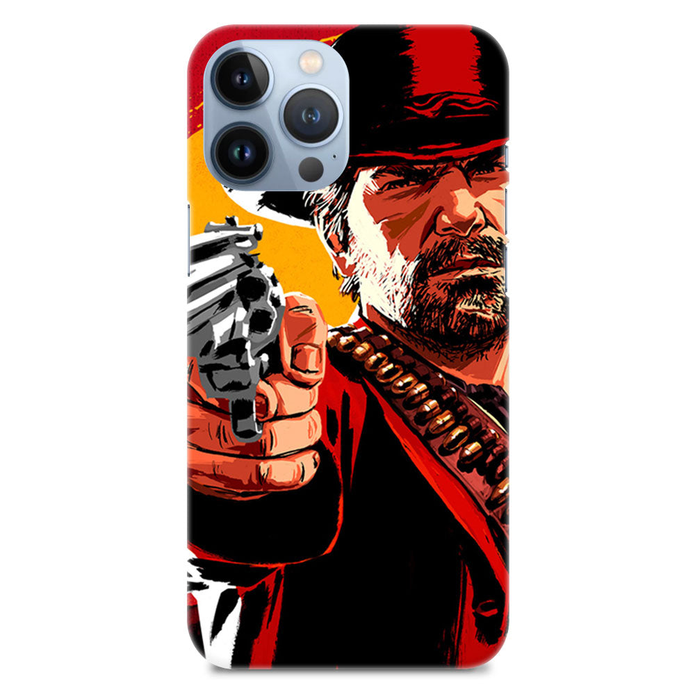 Vintage Fighter Hunter Comic Gun Cowboy Designer Hard Mobile Case