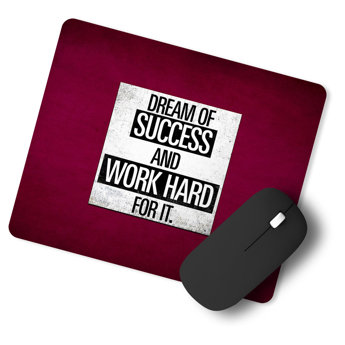 Success Quotes Designer Printed Premium Mouse pad (9 in x 7.5 in)