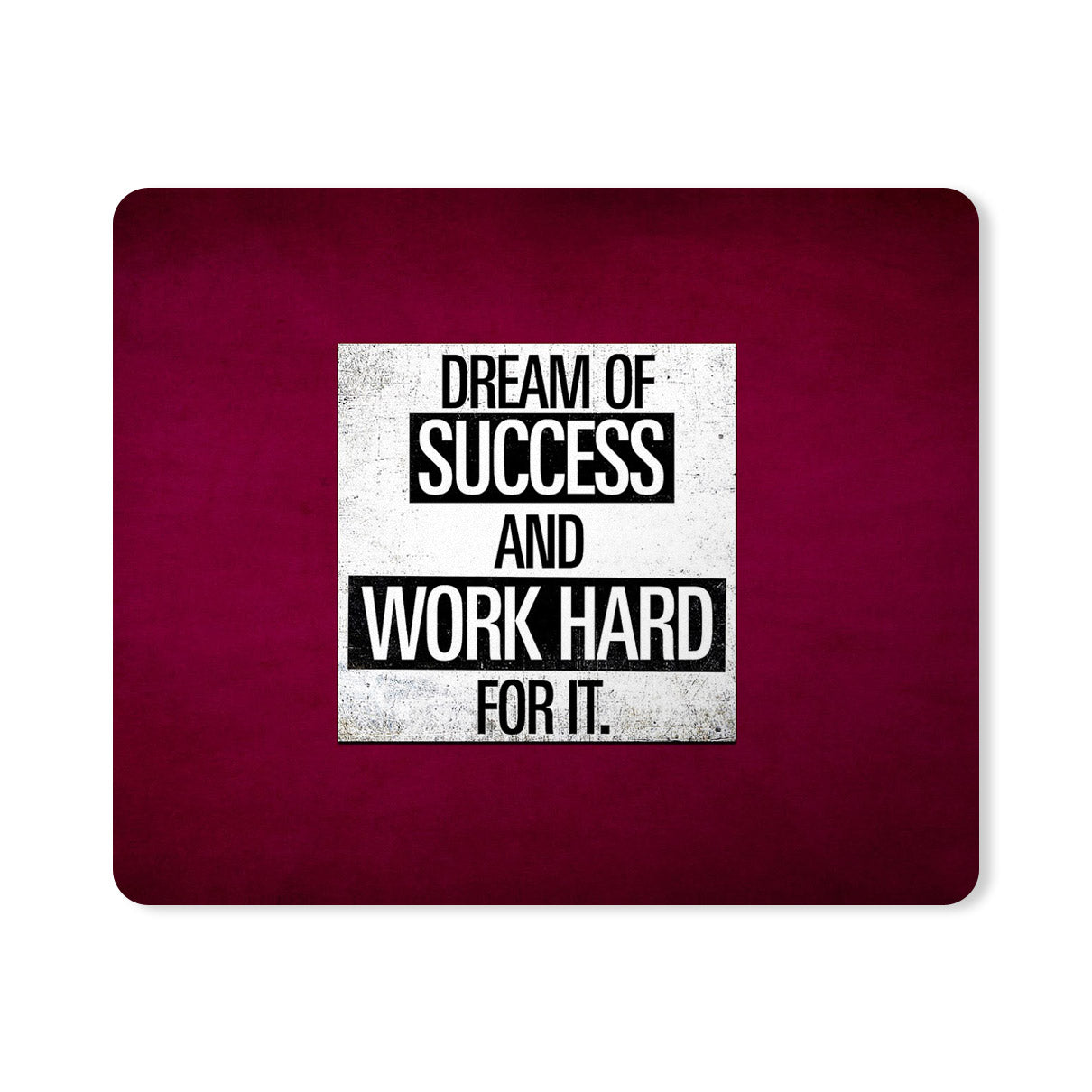 Success Quotes Designer Printed Premium Mouse pad (9 in x 7.5 in)