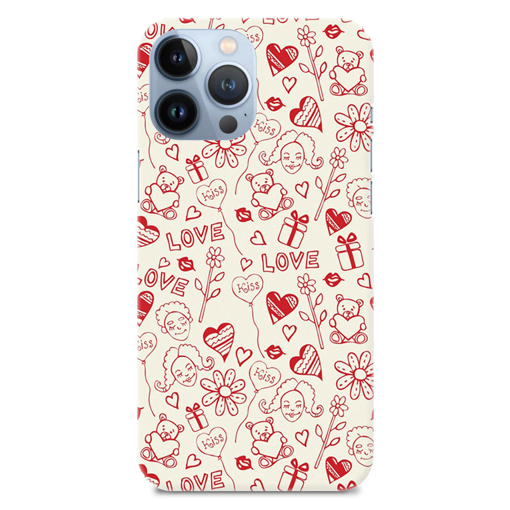 Love Quote Typography Designer Hard Mobile Case