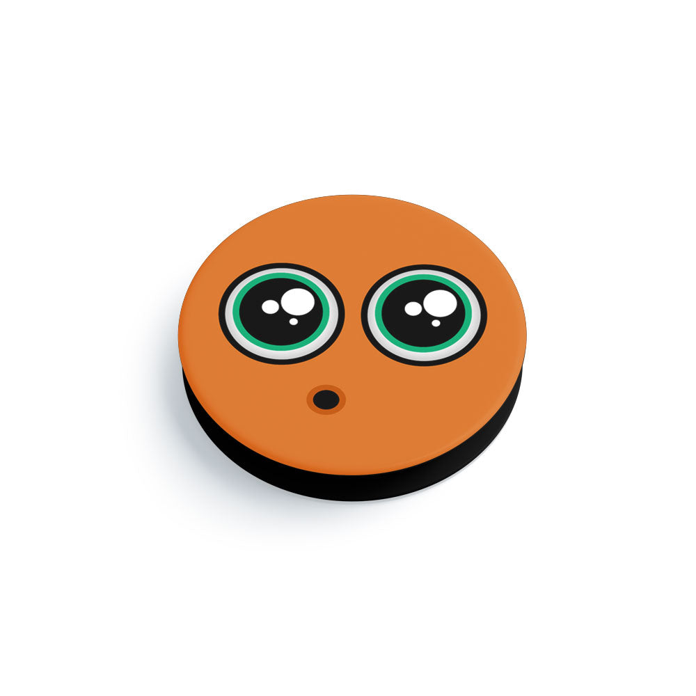 Orange Smiley Mobile Phone Handle