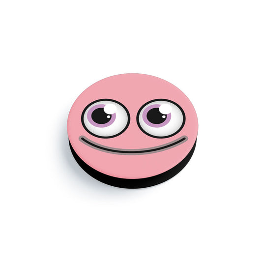 Pink Smiley Mobile Phone Handle