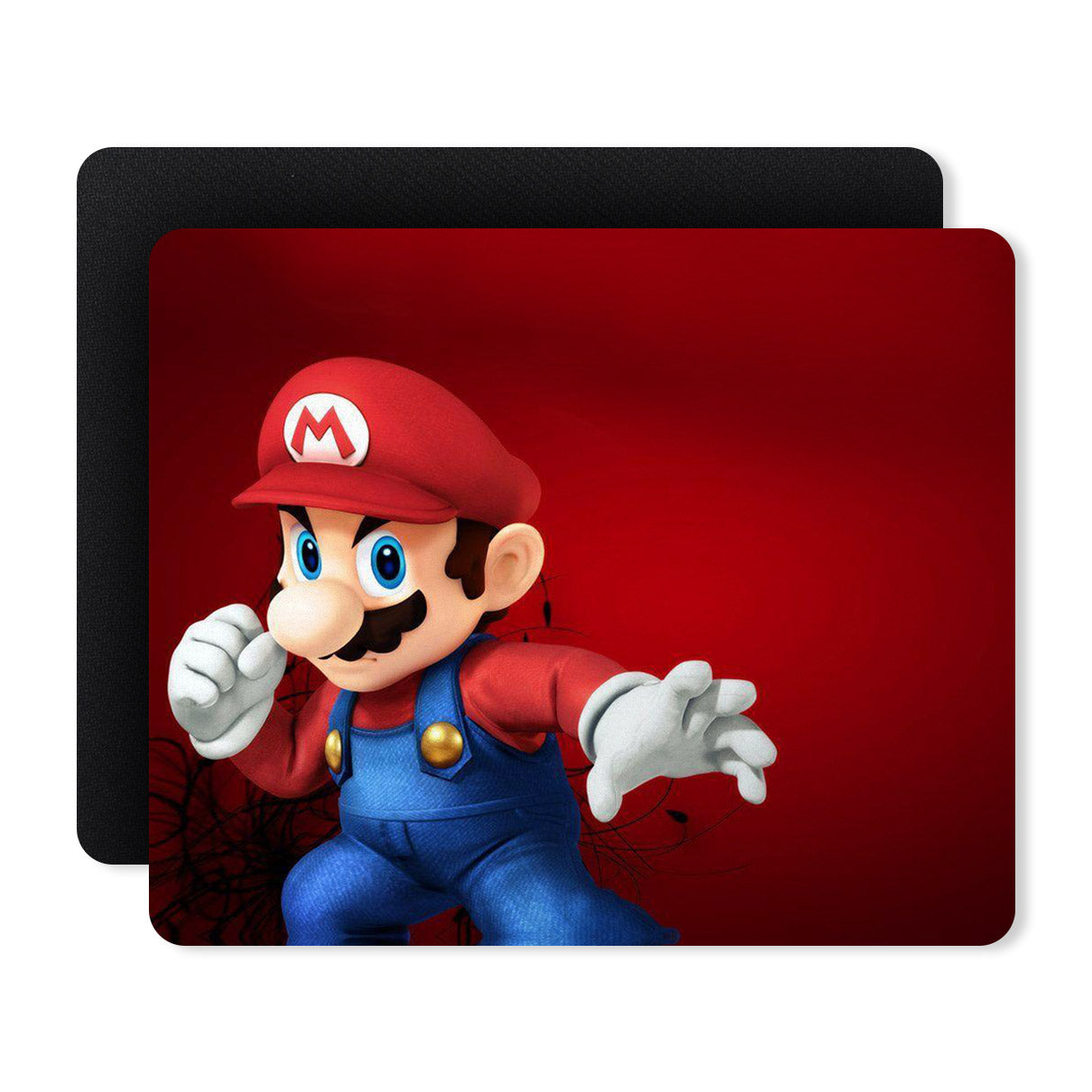 Cartoon Character Fights Designer Printed Premium Mouse pad (9 in x 7.5 in)