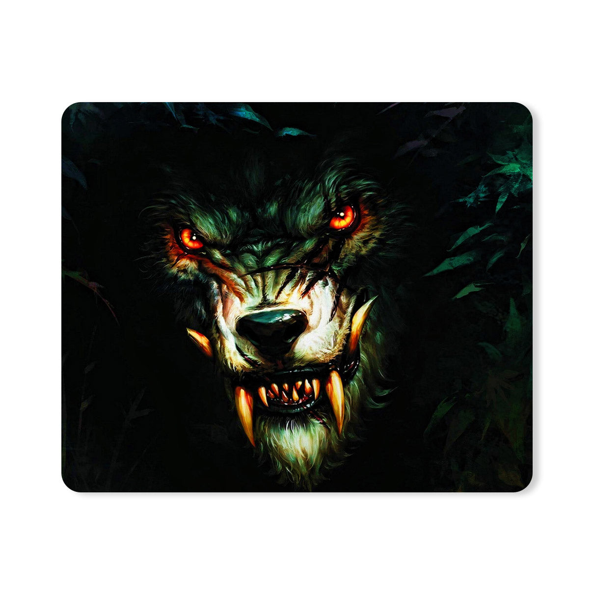 Wolf Designer Printed Premium Mouse pad (9 in x 7.5 in)