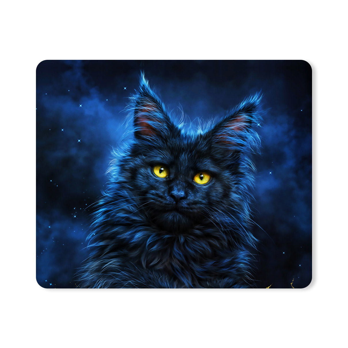 Scary Cat Designer Printed Premium Mouse pad (9 in x 7.5 in)
