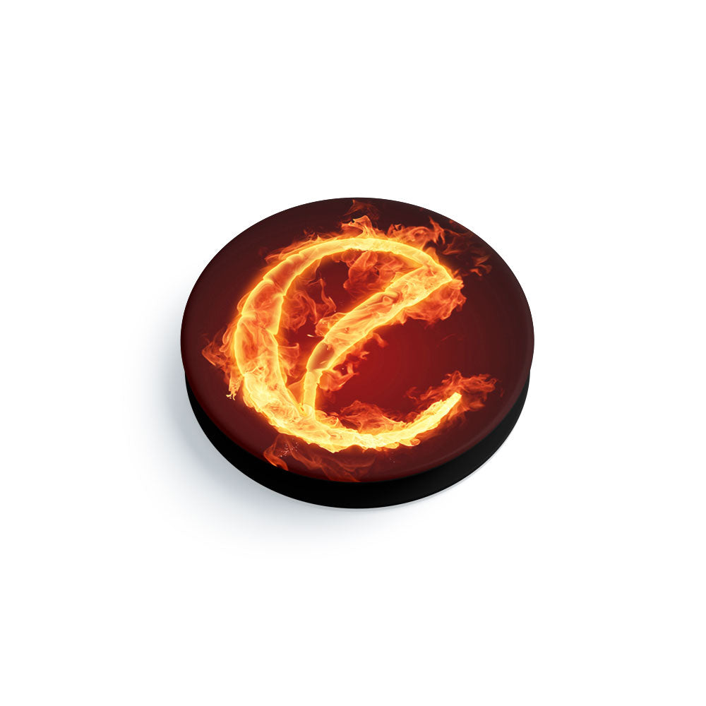 Fire Alphabet E Mobile Phone Handle