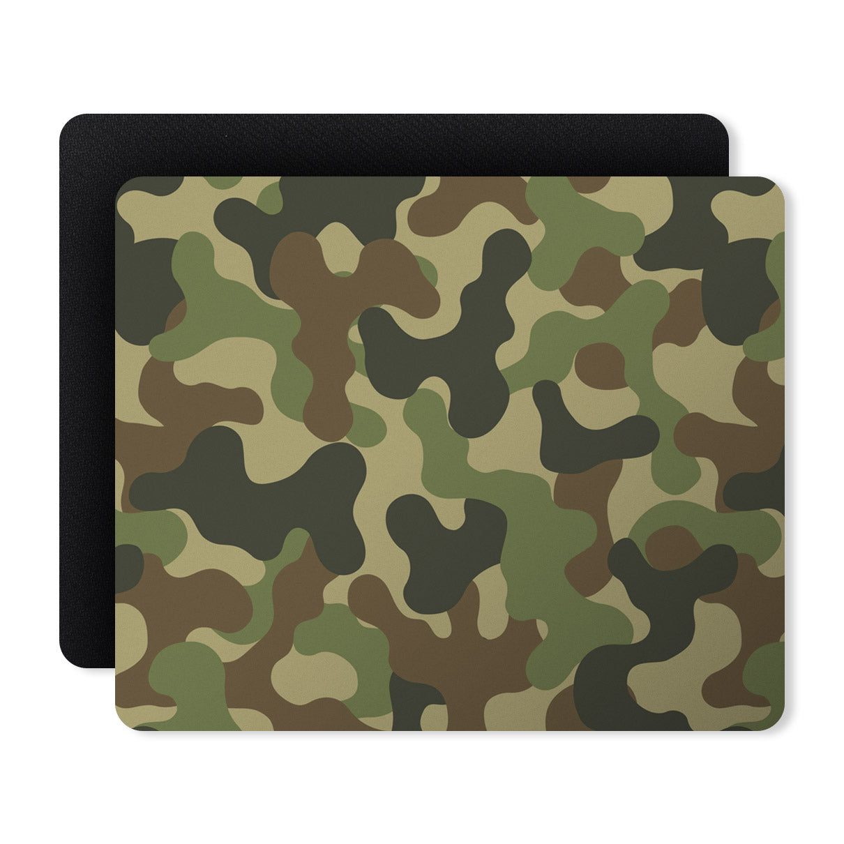 Camouflage Indian Army Green Designer Printed Premium Mouse pad (9 in x 7.5 in)
