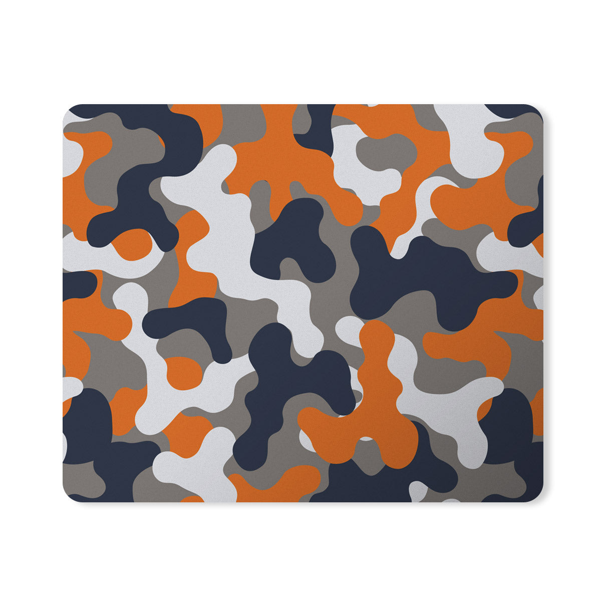 Camouflage Army Orange Grey Designer Printed Premium Mouse pad (9 in x 7.5 in)