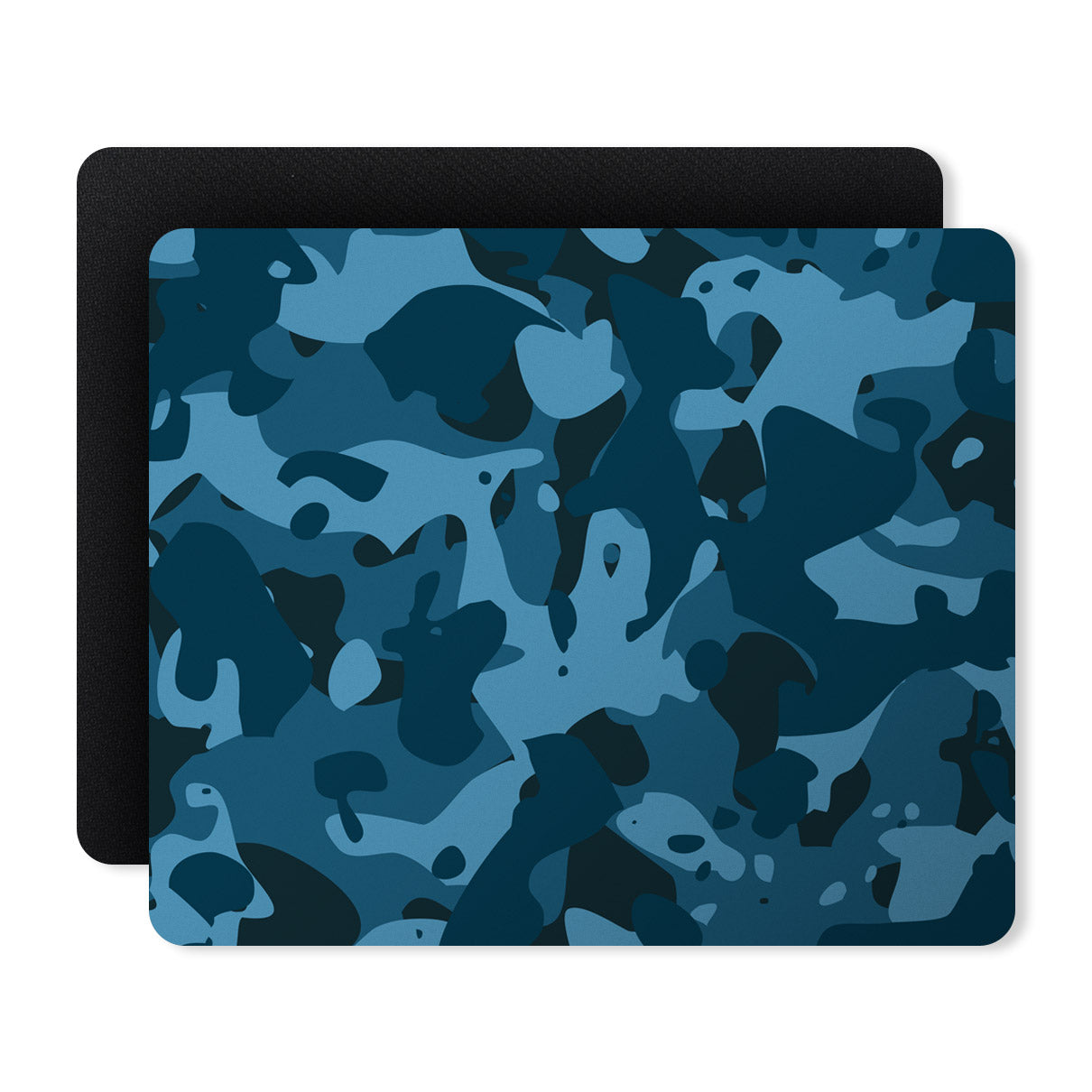 Camouflage Army Dark Blue Designer Printed Premium Mouse pad (9 in x 7.5 in)