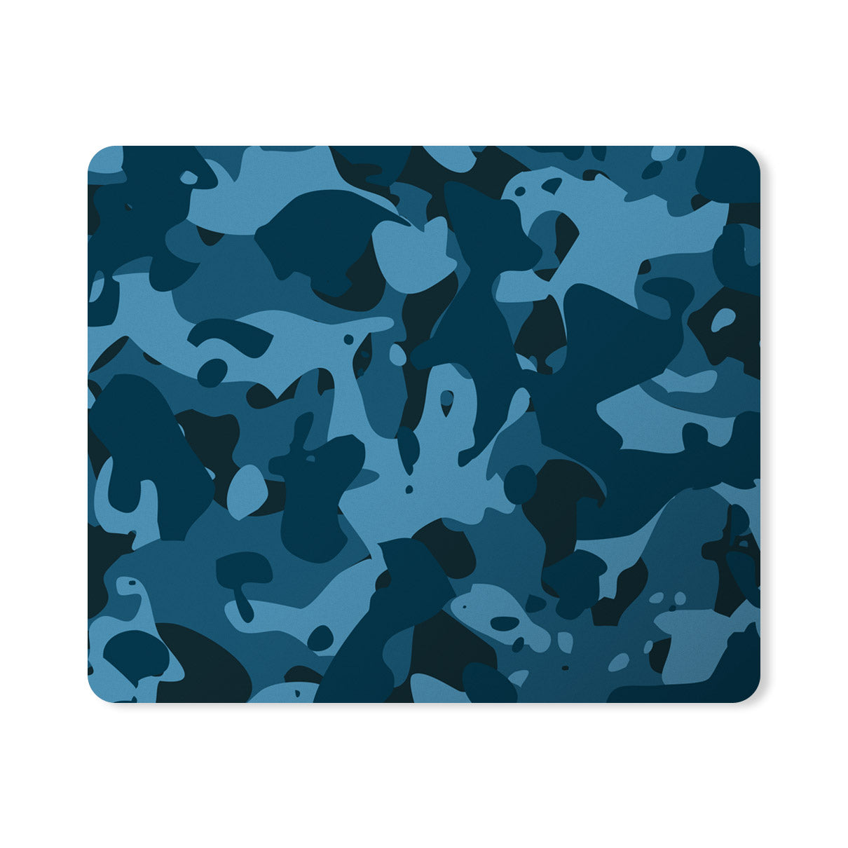 Camouflage Army Dark Blue Designer Printed Premium Mouse pad (9 in x 7.5 in)