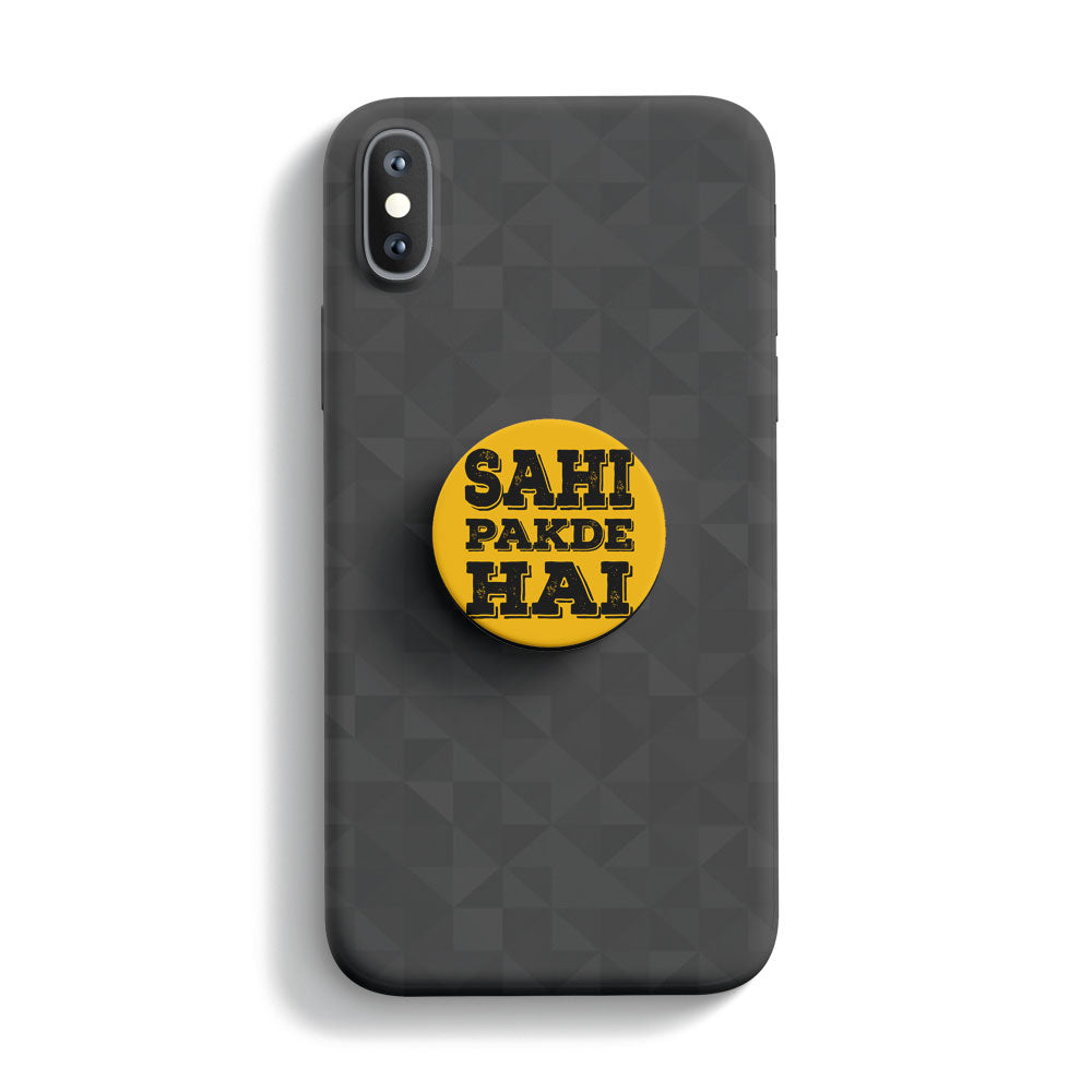 Sahi Pakde Hai Mobile Phone Handle