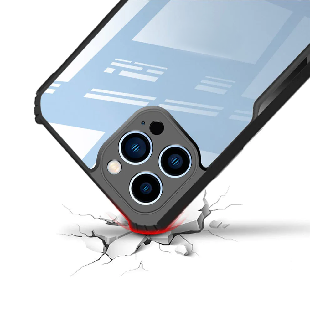 Shock Proof Bumper Case Ultra Slim Eagle Transparent Mobile Back Case