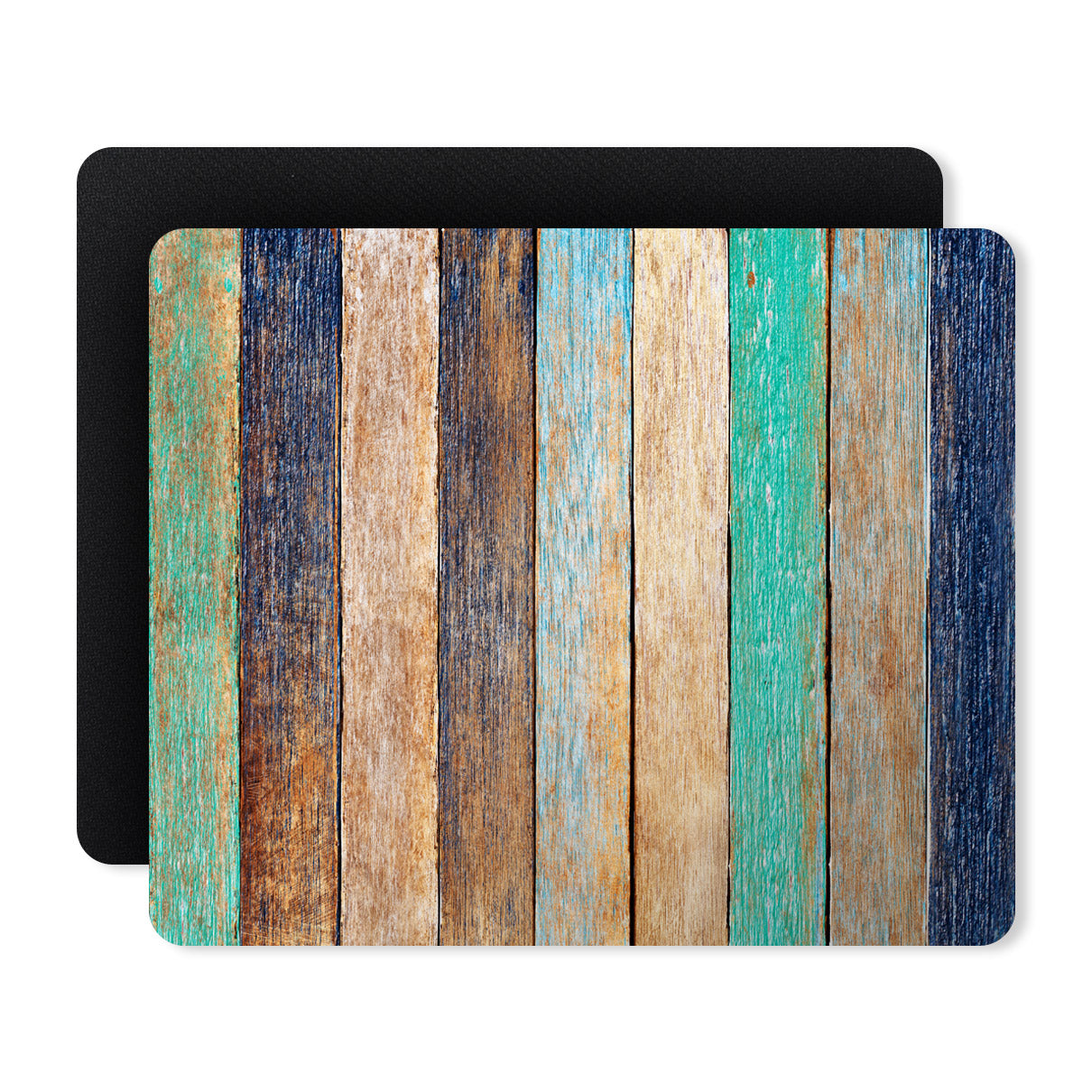 Colorful Wood Pattern Designer Printed Premium Mouse pad (9 in x 7.5 in)