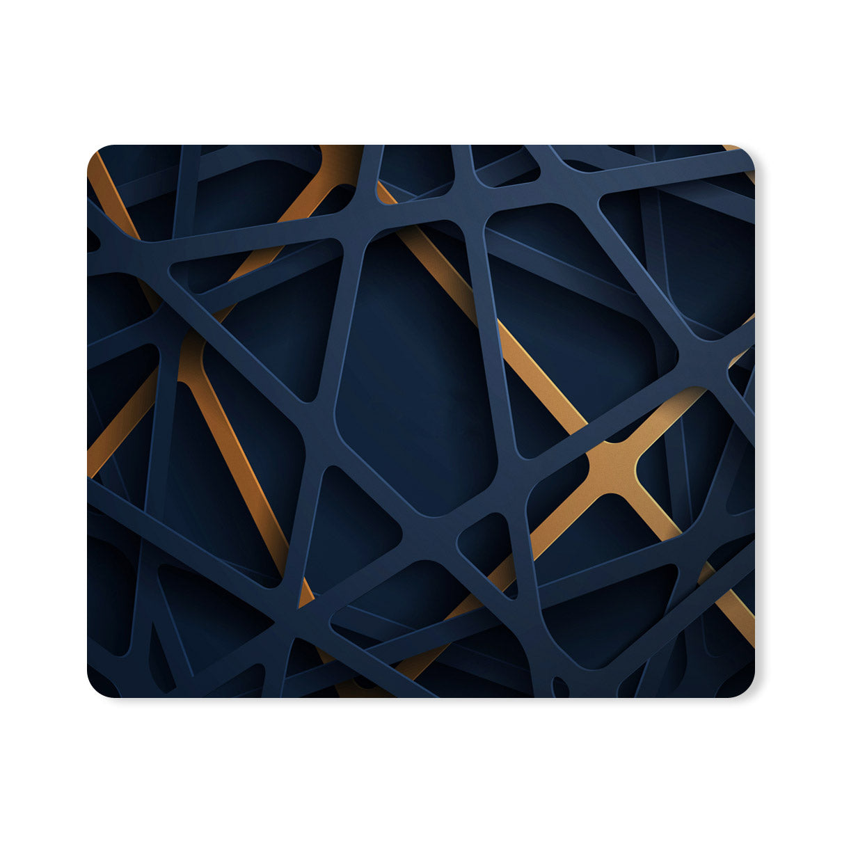 3d Abstract Design Blue Designer Printed Premium Mouse pad (9 in x 7.5 in)