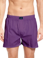 Solid Viola Purple Mens Boxer Shorts