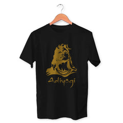 Adiyogi Cotton Unisex Black Tshirt