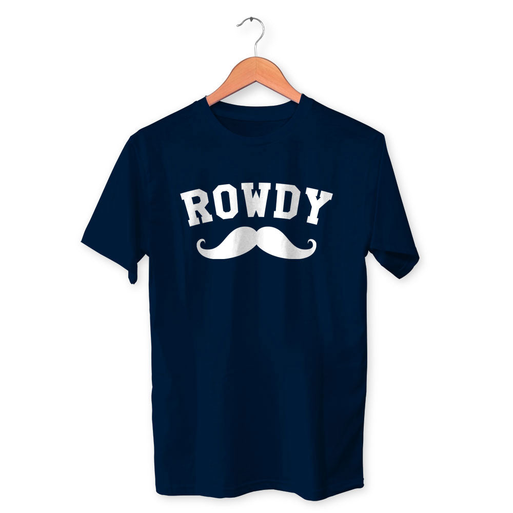 Rowdy Cotton Unisex Navy Blue Tshirt
