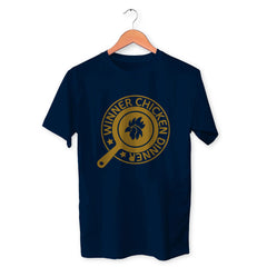 Winner Winner Chicken Dinner Symbol Cotton Unisex Navy Blue Tshirt