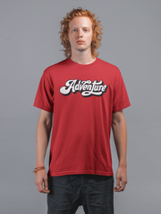 Adventure Cotton Unisex Red Tshirt