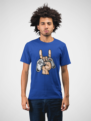 Gamer Swag Cotton Unisex Royal Blue Tshirt