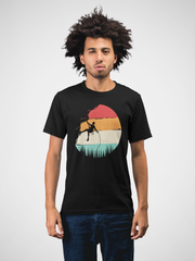 Mountaineering Graphic Unisex Black Tshirt