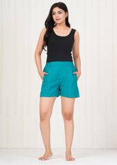 Women's Dark Turquoise Shorts