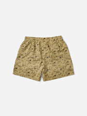 Sand Brown Cool Dude Printed Mens Boxer Shorts