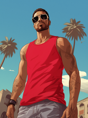 Casual Tank Tops Casual Red