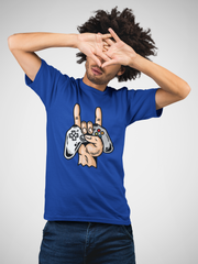 Gamer Swag Cotton Unisex Royal Blue Tshirt