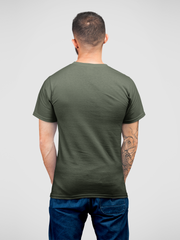 Be Yourself Stay Cool Cotton Unisex Army Green Tshirt