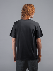 Piano Cotton Unisex Black Tshirt