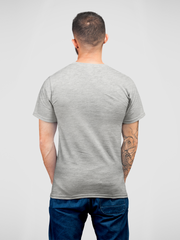 Hard Work Forever Pays Unisex Grey Melange Tshirt