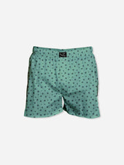 Summer Green Tortoise Printed Mens Boxer Shorts