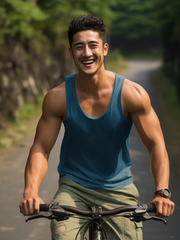 Casual Tank Tops Nile Blue
