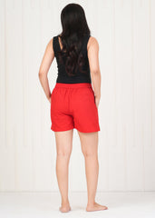 Women's Red Shorts