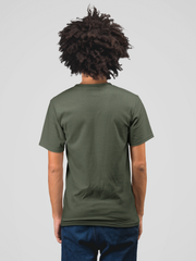 Change the Rules Cotton Unisex Army Green Tshirt