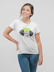 Vegan Power Cotton Unisex White Tshirt