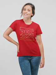 Persist Cotton Unisex Red Tshirt