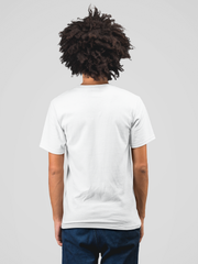 Lion Illustration Cotton Unisex White Tshirt